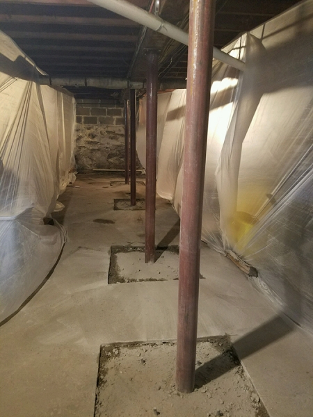 Slab Repair Nashua NH - Premier Basement Waterproofing - 29576