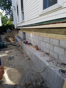 Foundation Repair Waltham MA - Premier Basement Waterproofing - 20160830_114817
