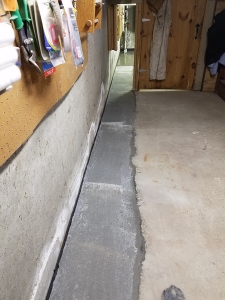 Finished sealed drainage