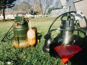 Old sump Vs. the pumps we use