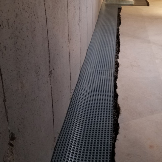 Basement drain tiles